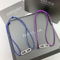 اسوارة ميسيكا خيط باللون الفضي