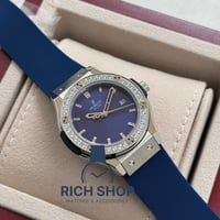 ساعة هوبلت ربل كحلي النسائية