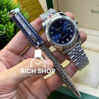 طقم ساعة رولكس مع قلم كارتير