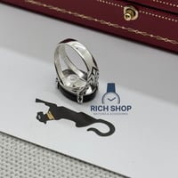 خاتم فضة 925 ملكي اسود