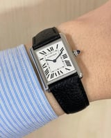 ساعة كارتير تانك جلد