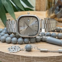 طقم ساعة كاسيو مع سبحة