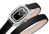 ساعة هاري وينستون ستيل مع زركون داخلي وخارجي