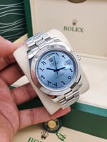 ساعة رولكس اوتوماتيك أرقام عربي