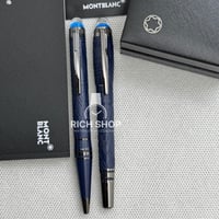 قلم مونت بلانك ستار ووكر كحلي على اسود