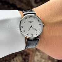 ساعة لونجين أرقام عربي