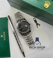 طقم ساعة رولكس مع قلم كارتير