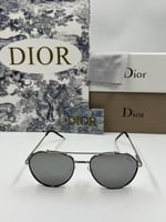 نظارة ديور فضي كامل