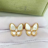 طقم فان كليف فراشة سلسال + حلق