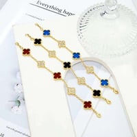 اسوارة فان كليف 5 وردات زركون