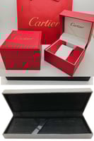 طقم ساعة كارتير تانك اسود وقلم كارتير سانتوس براغي...