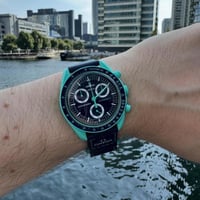 ساعة اوميقا سواتش تركوازي