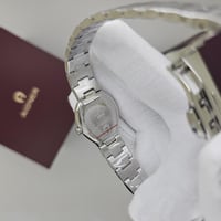 ساعة اقنر جينوفا باللون الفضي