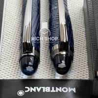 قلم مونت بلانك ستار ووكر كحلي على اسود