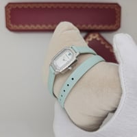 ساعة هاري وينستون جلد مع زركون داخلي وخارجي