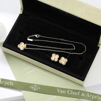 طقم فان كليف الحصري سلسال + حلق