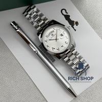 طقم ساعة شبيهة رولكس مع قلم كارتير