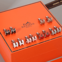 طقم هيرمز الأكثر طلباً سلسال مع حلق