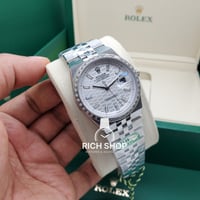 ساعة رولكس لاند دويلر إطار مرصع