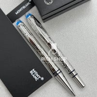 قلم مونت بلانك ستار ووكر فضي كامل