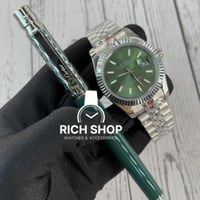 طقم ساعة رولكس مع قلم كارتير