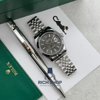 طقم ساعة رولكس مع قلم كارتير