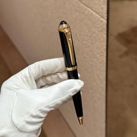 قلم كارتير رودستر اسود على ذهبي