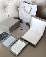 طقم بولغاري سلسال وحلق ذهبي