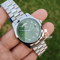 ساعة رجالية شبيهة رولكس ارقام عربي