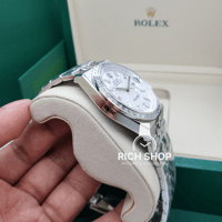 ساعة رولكس لاند دويلر إطار مرصع