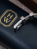 ساعة هاري وينستون ستيل مع زركون داخلي وخارجي