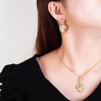 طقم شانيل سلسال + حلق