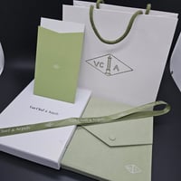 طقم فان كليف فراشة سلسال + حلق