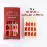 اظافر اوفيس مطفي مخملي 06