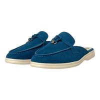 حذاء لوروبيان شامواه طبي نسائي لون تركواز