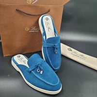 حذاء لوروبيان شامواه طبي نسائي لون تركواز