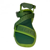 Fendi Flow FF Jacquard Touch Strapped Sandals