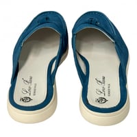 حذاء لوروبيان شامواه طبي نسائي لون تركواز