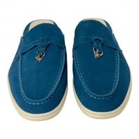 حذاء لوروبيان شامواه طبي نسائي لون تركواز