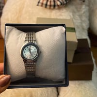 ساعة أطفال فضي