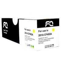 حبر ليزر FQ متوافق مع CF402A 201A أصفر