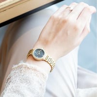 ساعة نسائية ستيل بلون ذهبي