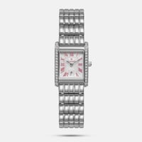 ساعة نسائية بسير ستيل بلون فضي