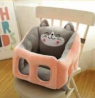 كرسي تعليم الجلوس خربزي ورمادي