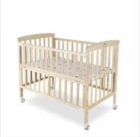 سرير خشب 60 في 110 خشبي شامل الناموسية