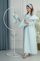 طقم سابع روب نفاس + مدس طفل+ لبس