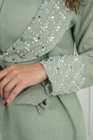 طقم سابع روب نفاس + مدس طفل+ لبس البيبي