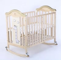 سرير خشب 60 في 110 سم شامل الناموسية