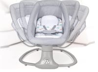 كرسي هزاز كهربائي 6 سرعات رمادي