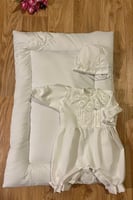 طقم مواليد لبس + مفرش